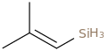 Dimethylvinylsilane molecular structure