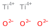 Dititanium trioxide molecular structure