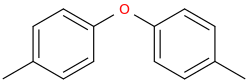 Ditolyl ether molecular structure