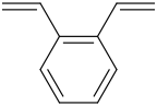 Divinylbenzene molecular structure