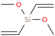 Divinyldimethoxysilane molecular structure