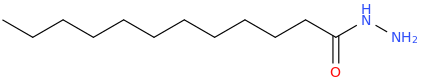 Dodecanehydrazide molecular structure