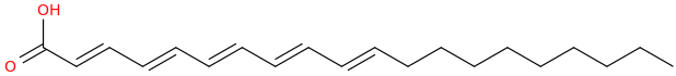 EICOSAPENTAENOIC ACID molecular structure