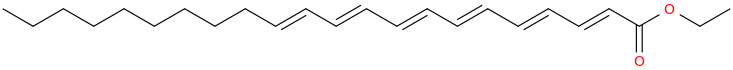 ETHYL DOCOSAHEXAENOATE molecular structure