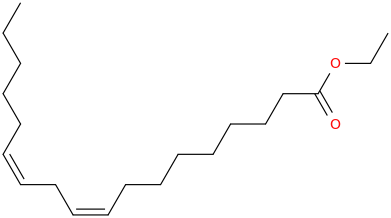ETHYL LINOLEATE molecular structure