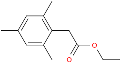 ETHYL MESITYLACETATE molecular structure