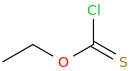 ETHYLCHLOROTHIOFORMATE molecular structure