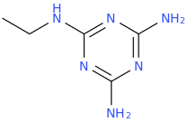 ETHYLMELAMINE molecular structure