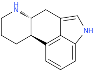 Ergoline molecular structure