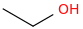 Ethanol molecular structure