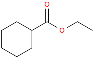Ethyl cyclohexanecarboxylate molecular structure