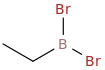 Ethyldibromoborane molecular structure