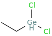 Ethyldichlorogermane molecular structure