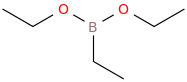 Ethyldiethoxyboron molecular structure