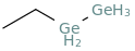 Ethyldigermane molecular structure