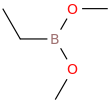 Ethyldimethoxyboron molecular structure