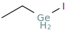 Ethyliodogermane molecular structure