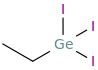 Ethyltriiodogermane molecular structure