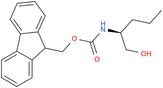 FMOC-L-NORVALINOL molecular structure