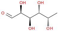 FUCOSE molecular structure