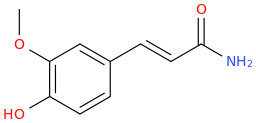 Ferulamide molecular structure