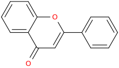 Flavone molecular structure