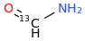 Formamide-13C molecular structure