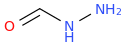 Formylhydrazine molecular structure