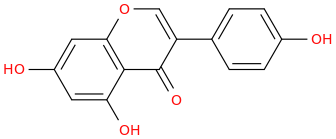 GENISTEINE molecular structure