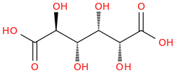 GLUCARIC ACID molecular structure