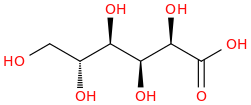 GLUCONIC ACID molecular structure