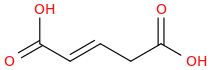 GLUTACONIC ACID molecular structure