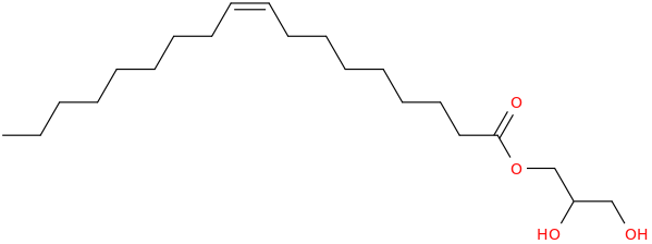 GLYCERYL OLEATE molecular structure
