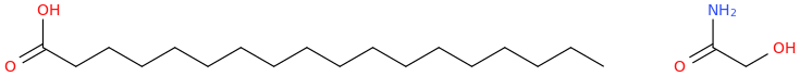 GLYCOLAMIDE STEARATE molecular structure