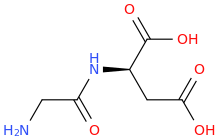 GLYCYL-D-ASPARTIC ACID molecular structure