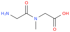 GLYCYL-SARCOSINE molecular structure