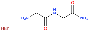 GLYCYLGLYCINAMIDE HYDROBROMIDE molecular structure