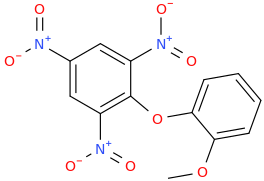 GUAIACOL PICRATE molecular structure