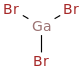 Gallium tribromide molecular structure
