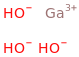 Gallium trihydroxide molecular structure