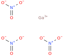 Gallium trinitrate molecular structure