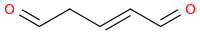 Glutaconaldehyde molecular structure