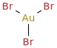 Gold bromide molecular structure