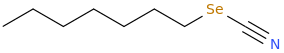 HEPTYLSELENOCYANATE molecular structure