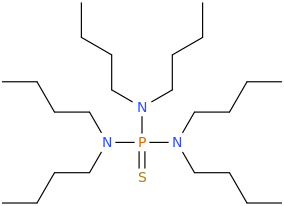 HEXABUTYLTHIOPHOSPHORAMIDE molecular structure