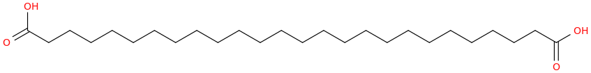 HEXACOSANEDIOIC ACID molecular structure