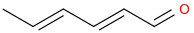 HEXADIENAL molecular structure
