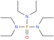 HEXAETHYLPHOSPHORAMIDE molecular structure