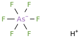 HEXAFLUOROARSENIC ACID molecular structure