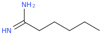 HEXANAMIDINE molecular structure